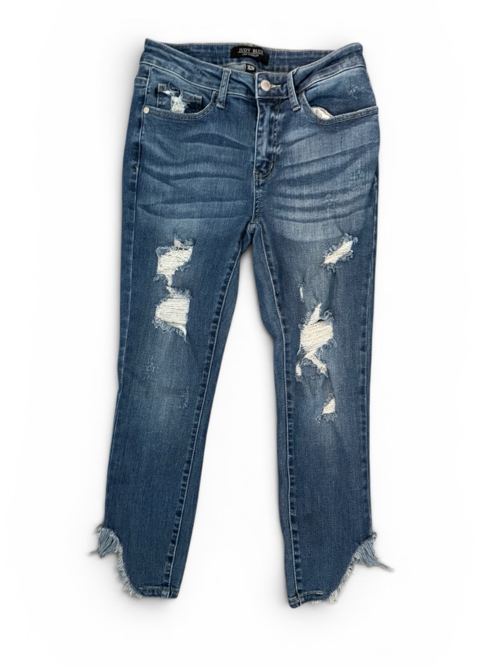 Judy Blue skinny crop distressed size 7|28